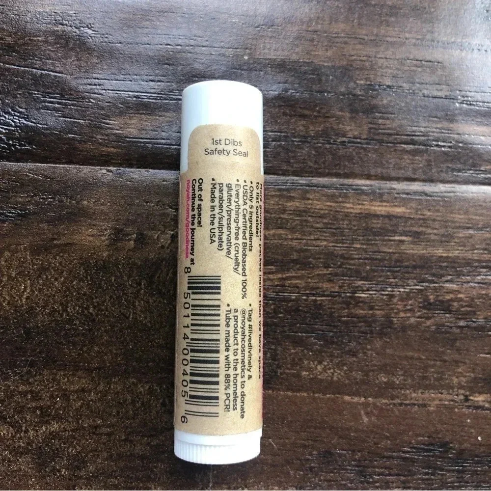 NEW Noyah Organic Cherry Lip Balm